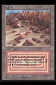 Magic the Gathering: Limited Edition Beta (Base Set) card 280 Plateau