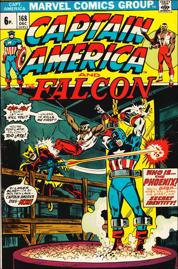 Captain America (1968) issue 168-B UK Price Cover