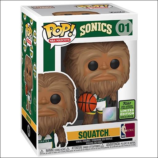 Pop! NBA Mascots figure 1 Squatch (Spring Convention Exclusive)