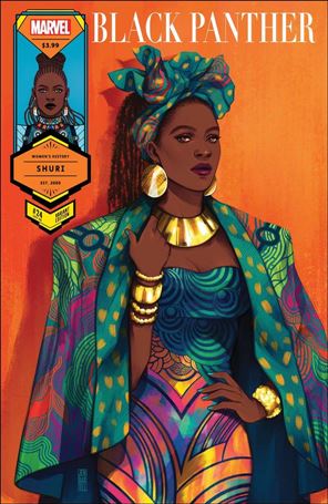 Black Panther (2018) issue 24-C Jen Bartel Women's History Month Cover