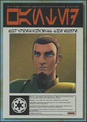 Star Wars Galaxy 2018 (Wanted Posters Subset) card P-2 Kanan Jarrus