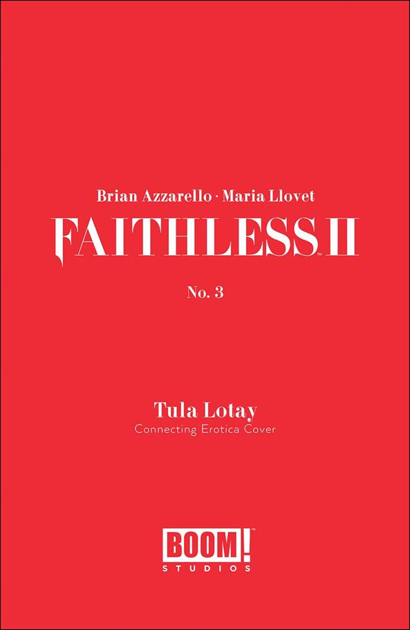Faithless II  issue 3-B Tula Lotay Polybagged Erotica Cover