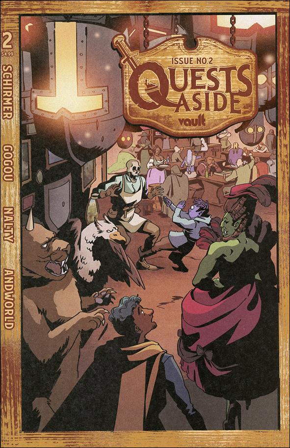 Quests Aside issue 2 Elena Gogou Cover