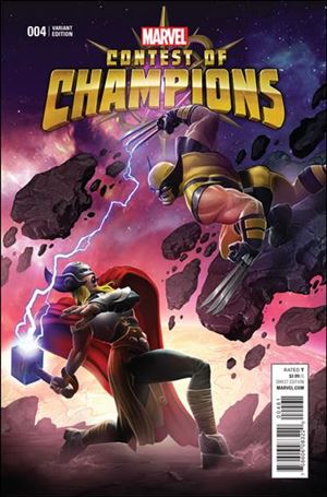 Contest of Champions issue 4-D 1:10 Kabam Cover