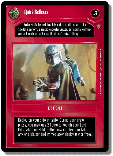 Star Wars: Jabba's Palace Limited (Base Set) card 55 Quick Reflexes