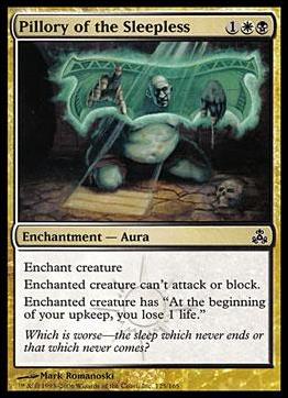 Magic the Gathering: Guildpact (Base Set) card 125 Pillory of the Sleepless