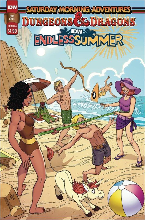 IDW Endless Summer Dungeons & Dragons: Saturday Morning Adventures issue 1 Tim Levins Cover