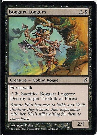 Magic the Gathering: Lorwyn (Base Set) card 103 Boggart Loggers