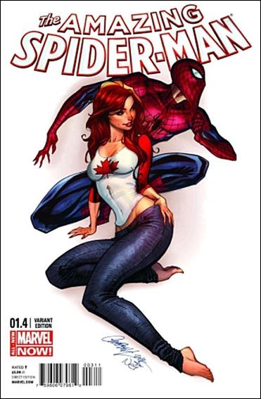 Amazing Spider-Man (2014) issue 1.4-C J. Scott Campbell Color Cover 