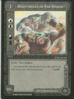 Middle-Earth: The Wizards (Base Set) card 206 Half-trolls of Far Harad