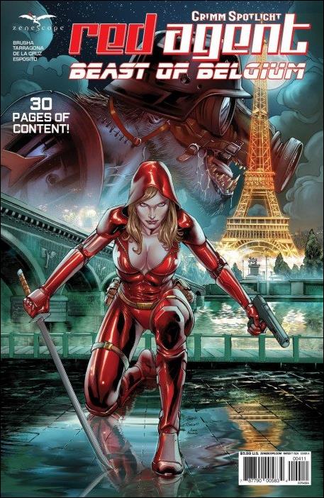 Grimm Spotlight: Red Agent - Beast of Belgium issue 1 Igor Vitorino Cover