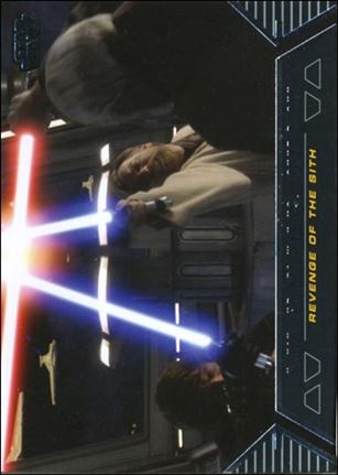 Star Wars Galactic Files (Duels of Fate Subset) card DF-4 Anakin and Obi-Wan vs. Count Dooku