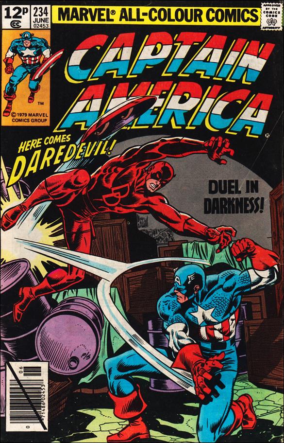 Captain America (1968) issue 234-B UK Price Cover