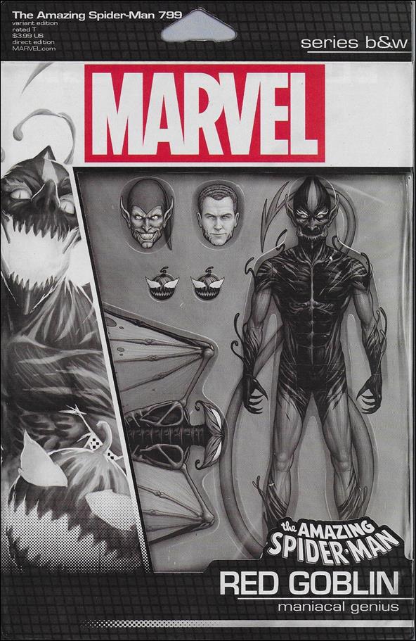 Amazing Spider-Man (1963) issue 799-Q ComicXposure Action Figure B&W Cover