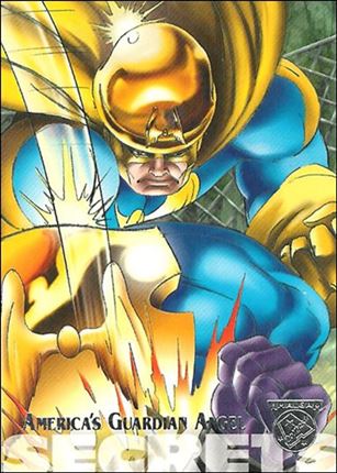 Amalgam Comics (Base Set) card 56 America's Guardian Angel
