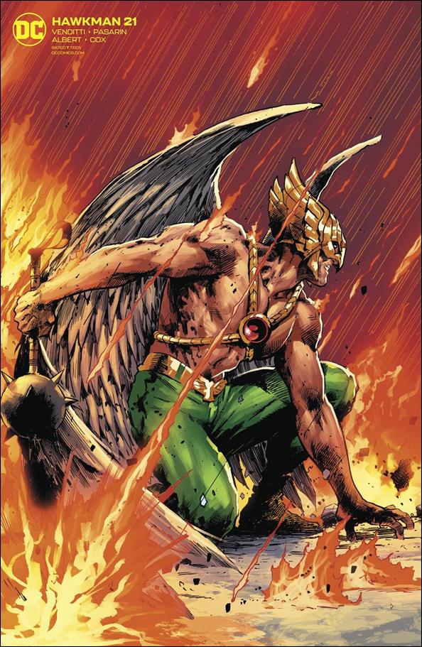 Hawkman (2018) issue 21-B Trevor Hairsine Cover