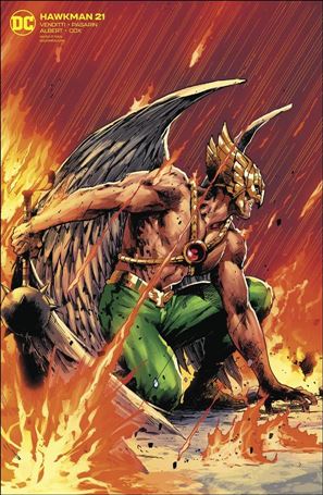 Hawkman (2018) issue 21-B Trevor Hairsine Cover