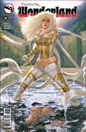 Grimm Fairy Tales Presents Wonderland issue 34-C Jarreau Wimberly Cover