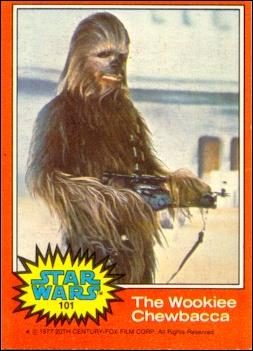 Star Wars: Series 2 (Base Set) card 101 The Wookiee Chewbacca