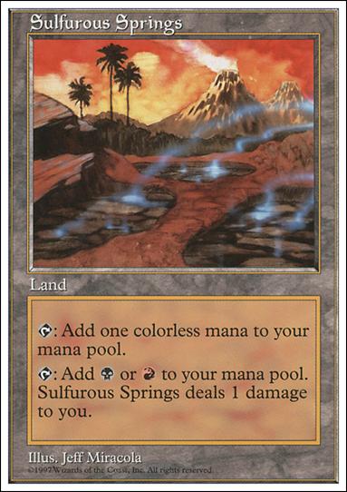 Magic the Gathering: 5th Edition (Base Set) card 424 Sulfurous Springs