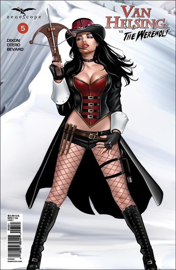 Van Helsing vs the Werewolf issue 5-C Keith Garvey Cover