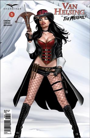Van Helsing vs the Werewolf issue 5-C Keith Garvey Cover