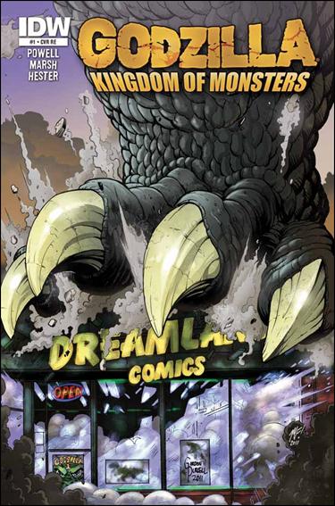 Godzilla: Kingdom of Monsters issue 1-ND Dreamland Comics Cover 1/500
