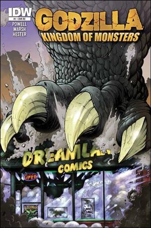 Godzilla: Kingdom of Monsters issue 1-ND Dreamland Comics Cover 1/500