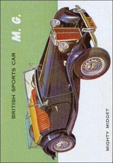 World on Wheels (Base Set) card 131  M.G. Mighty Midget