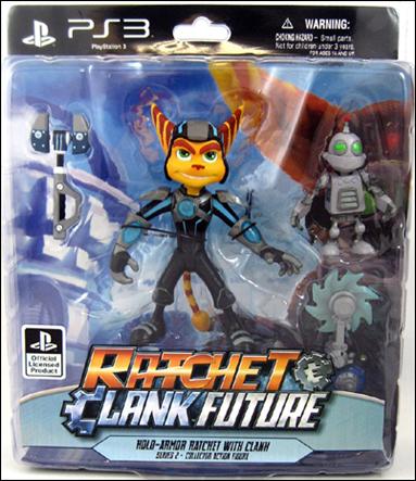 Ratchet and Clank Future (Series 2)  figure 2 Holo-Armor Ratchet with Clank