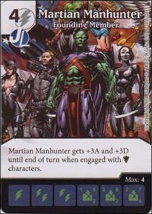 DC Comics Dice Masters Justice League  card 14 Martian Manhunter: Founding Member