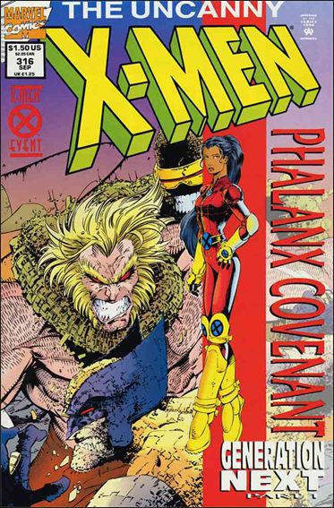 Uncanny X-Men (1981) issue 316-B Standard Wraparound Cover
