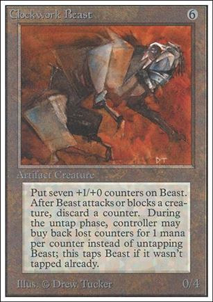 Magic the Gathering: Unlimited (Base Set) card 237 Clockwork Beast