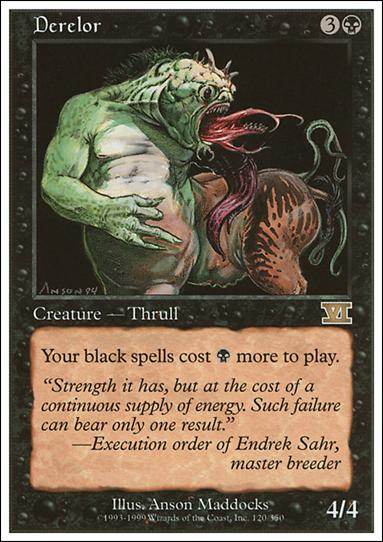 Magic the Gathering: 6th Edition (Base Set) card 120 Derelor
