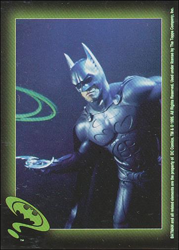 Batman Forever Stickers (Base Set) card 83 Night Vision Batarang Throw