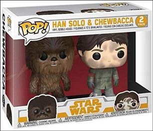 POP! Star Wars Multi-Packs figure nn16 Han Solo & Chewbacca 2 Pack Smuggler's Bounty