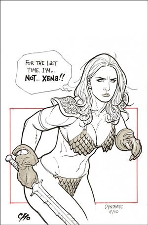 Invincible Red Sonja issue 5-L Frank Cho 1:21 Virgin Cover