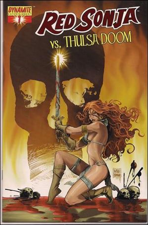 Red Sonja vs Thulsa Doom issue 1-D Will Conrad Red Foil Cover 1/699