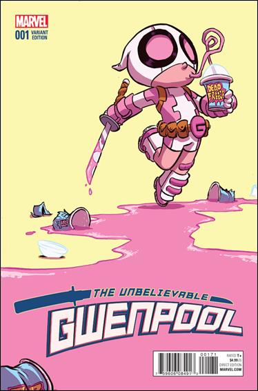 Unbelievable Gwenpool issue 1-E Skottie Young Baby Cover