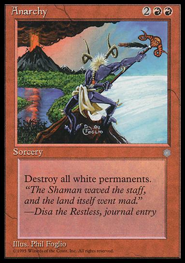 Magic the Gathering: Ice Age (Base Set) card 170 Anarchy