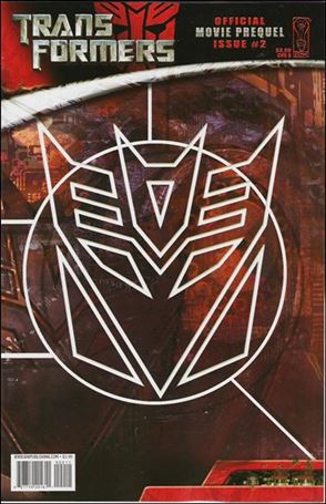 Transformers: Movie Prequel issue 2-B Decepticon Logo Cover