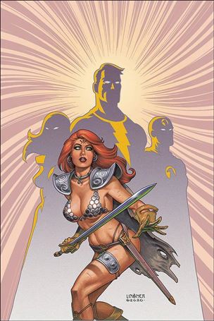 Red Sonja: The Superpowers issue 1-X Joseph Michael Linsner Virgin Cover