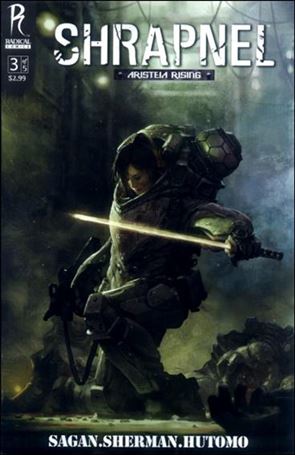 Shrapnel: Aristeia Rising issue 3 Marek Oken Cover