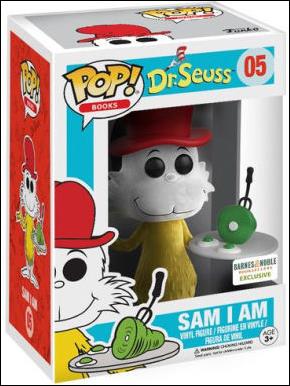 POP! Books figure 5-B Sam I Am (Flocked) Barnes & Noble Exclusive