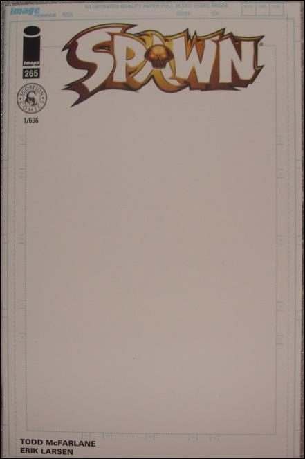 Spawn issue 265-C Scorpion Comics Blank Cover 1/666