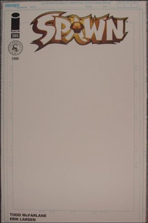 Spawn issue 265-C Scorpion Comics Blank Cover 1/666