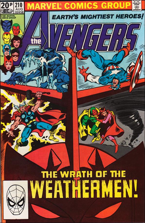 Avengers (1963) issue 210-B UK Price Cover