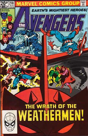 Avengers (1963) issue 210-B UK Price Cover