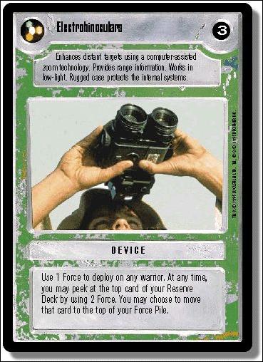 Star Wars: Premiere Limited (Base Set) card 197 Electrobinoculars