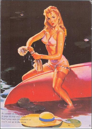 Gil Elvgren's Calendar Pinups 2 (Promo) card nn